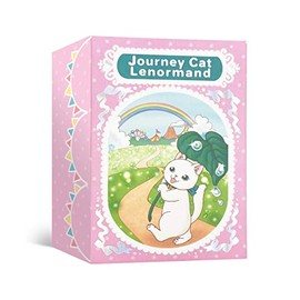 (Apricot) Journey Cat Lenormand Journey Cat Lenormand Card