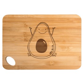 Mr. & Mrs. Panda Bamboo Chopping Board Avocado Happy Gift Veggie Healthy Wooden Board Kitchen Chaos Chopping Board Wood Joy