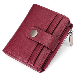 FALAN MULE Small Women Wallet PU Leather Purses for Women RFID Blocking Bifold Small Ladies Purse with Zipper Pocket