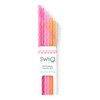 Swig Life Reusable Straws Sherbert Stripe Tall Straw Set &