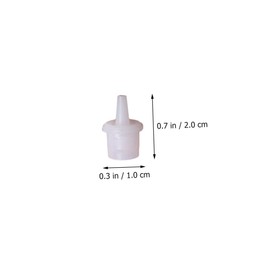 HONMEET 100pcs Bottle Mouth for Eyelash Replacement Lash Extension Tool Blocking Mascara Replacement Precision Applicator for Home Travel