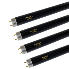 15W F15T8/BLB Black Light Bulb, 18 inch T8 Linear Fluorescent Blue Tube, G13 2-Pin Base