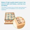 Wooden Sudoku Board Game with Drawer 81-Grid Chessboard Educational Puzzle