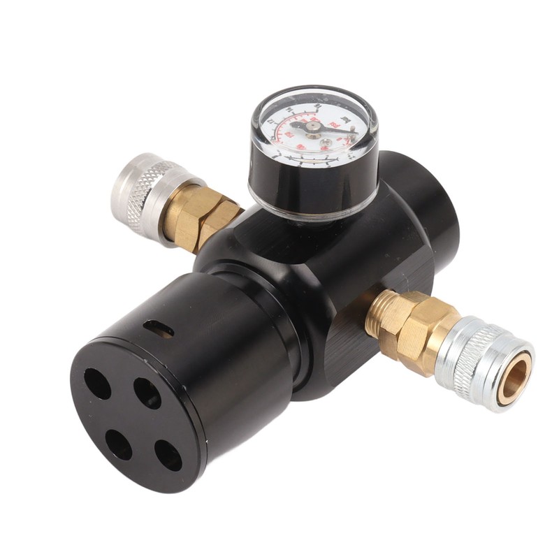 CO2 Mini Regulator Aluminum Alloy Brass Stainless Steel 8mm Dual
