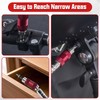 LEONTOOL Extension Bit, Universal Joint, Magnetic Absorption, Universal Bit Adapter,