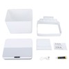 8L Bathroom Trash Can with Lid Automatic Garbage Can USB