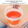 Collapsible Bucket Foldable Tub -3L Portable Small Bucket for Camping,