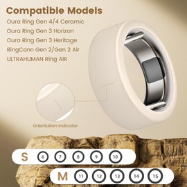 Ultra-Thin Covers Compatible with Oura Ring Gen 4/4 Ceramic/Oura Ring Gen 3 Cover, Anti-Scratch Silicone Smart Rings Accessories Protector for RingConn Gen 2/2 Air/ULTRAHUMAN for Women Men, 6 Pack