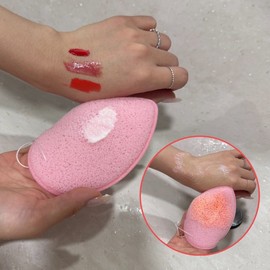 Cleansing Waterdrop Sponge Pink 9ea