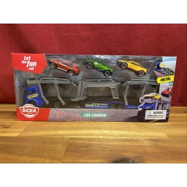 Dickie Toys Collectible Dickie Toys City Car Carrier with 3 Vehicles Metal Age 3+