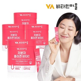 Vitamin Village 300 Dalton Low Molecular Collagen Vitamin C powder Stick total 240 guns / 비타민마을 300달톤 저분자 피쉬 콜라겐 비타민C 분말 스틱 총240포 4통