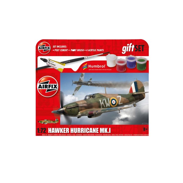 Airfix A55111A Hawker Hurricane Mk.I-Starter Set, Various