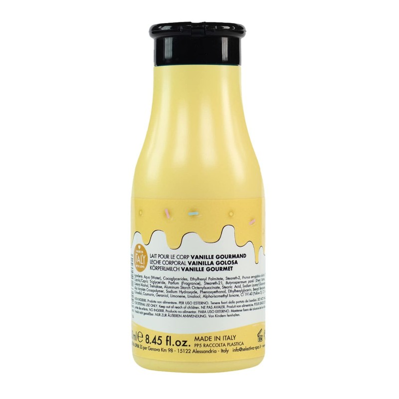 Aquolina Körpermilch Vanille Gourmand. Süß, zart und umhüllend, für eine