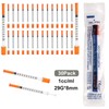 YYTECH Pack of 50 1 ml/cc Plastic Tube Multi-Purpose Measuring