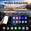 Haudio 7" Double Din Car Stereo with Wireless CarPlay &