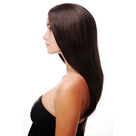 WIG ME UP - SA-151-2T33 Women's Wig Brown Black Brown Mahogany Brown Mix Long Straight Middle Parting Approx. 60 cm