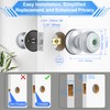 Gavdhe Gavdhe Fingerprint Door Knob-Fingerprint Door Lock with Keypad &