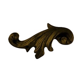 Functional Fine Art Acanthus Oil Rubbed Bronze Leaf Toilet Flush Handle/Tank Lever - Front Tank Mount