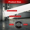 12Pcs Garage Door Quiet Hinge Sleeves Compatible with Clean Stem