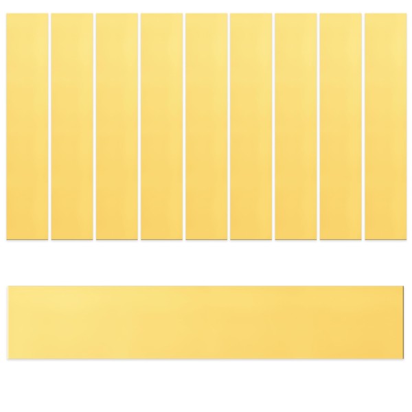 Rustark 10Pcs Brass Strip Assortment Kit Brass Sheet Metal Shim