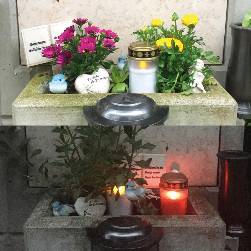 Kelopest LED Grave Light with Stickers