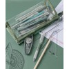 Pencil Case, Transparent, Stylish, Pencil Case Pouch, Simple, Clear Pen