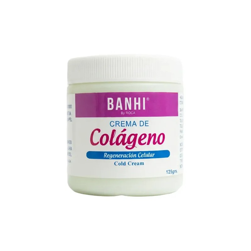 Crema De Colágeno Banhi Cold Cream 125 Gr - Pack