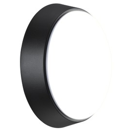 Luceco EBER10S40-01 Bulkhead Light, Black