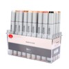Marker Pen Double Head Skin Colors Transparent Set Painting Brush