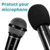 Microphone Cover, 2PCS Foam Mic Covers Black Microphone Windscreen Pop