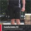 TuffStuff Men's 818 Hyperflex Short Work, Black, XL