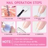 INPING Soft Gel Full Cover Nail Tips, 240PCS Short Almond
