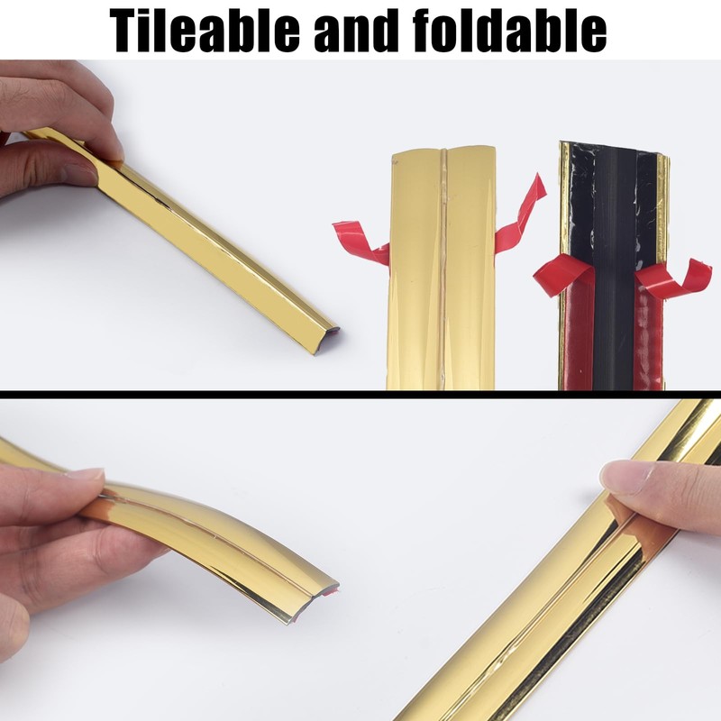 Flexible Inside & Outside Corner Trim Molding 33ft x 0.8in