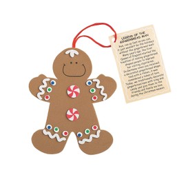 Legend of The Gingerbread Man Ornament Craft Kit - Crafts for Kids and Fun Home Activities