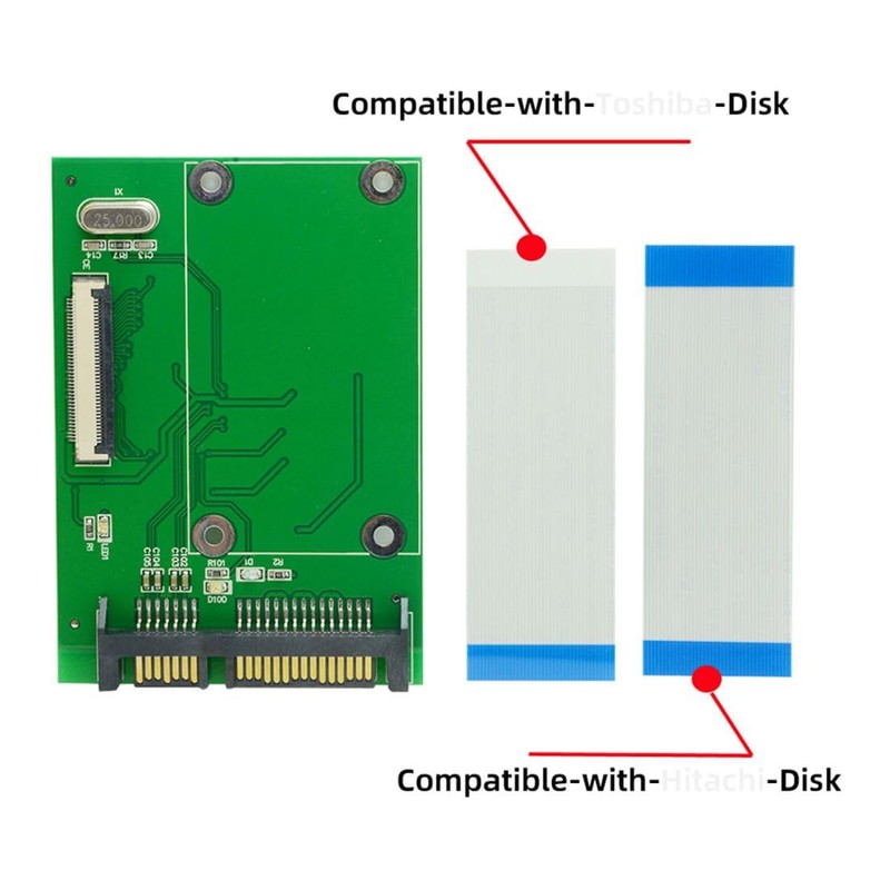 Cablecc - Placa adaptador ZIF CE de 40 pines SSD/HDD