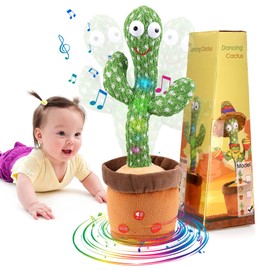 Emoin Dancing Cactus Toy Baby Toys 6 to 12 Month for Boys, Girls, Babies -Repeats What You Say Mimicking - (Adjustable Volume Control)