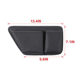 RT-TCZ para Jeep Wrangler JK bolsillos de almacenamiento de puerta accesorios organizador interior para Jeep Wrangler JK JKU 2011-2018 2/4 puertas