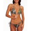 Jonathan Swim Women Camo Bikini Sets with Padded Top Tie