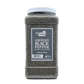 Badia Ground Black Pepper, Premium Seasoning for Cooking & Freshly Ground Flavor, 4 lbs