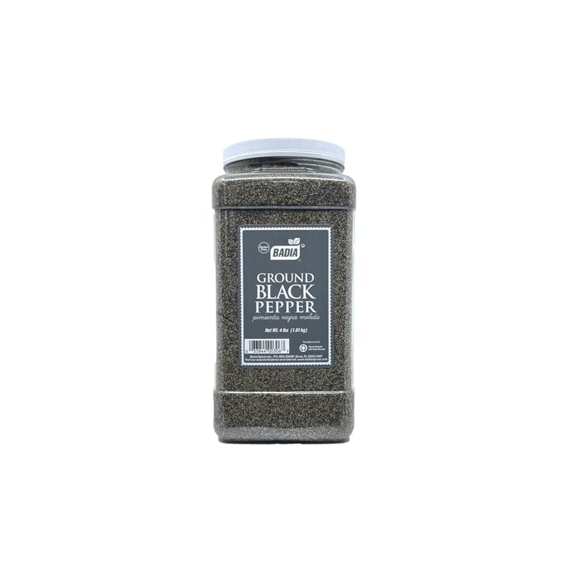 Badia Ground Black Pepper, Premium Seasoning for Cooking & Freshly