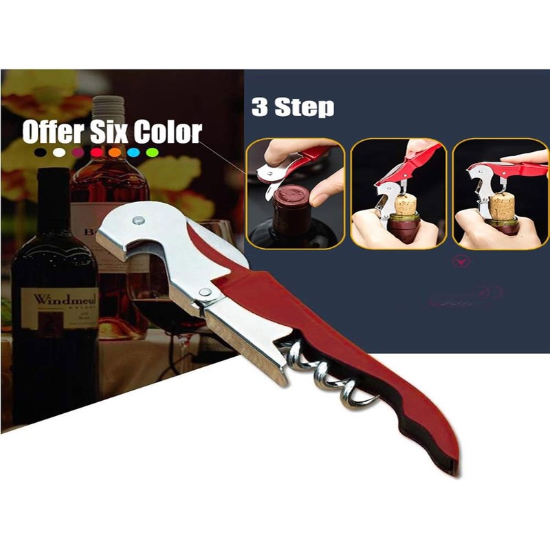 Professional Waiter Corkscrew Wine Openers Set, Heavy Duty Stainless Steel