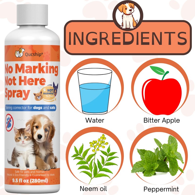 Qucship 8Oz Effective Solution for Managing Pet Behavior - Not