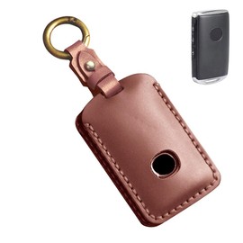 [Xangetor] Compatible Key Case for Mazda CX30 Key Case cx-5 Mazda 3 Mazda 6 CX-80 CX8 CX5 CX30 MX30 CX60 CX-30 CX-8 Roadster Smart Key Case Key Holder Accessories Genuine Leather Brown (3 Button A for
