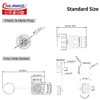 CNLINKO YM-24 4 PIN Industrial Waterproof Connectors, IP68 Circular Connector,