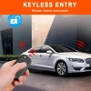 Smart Keyless Car Alarm Kit Shock Sensor Push Start System