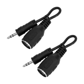 QfwdfcTrenz 2 Pack MIDI Cable Type-A MIDI to 3.5mm Adapter TRS Midis Cables Breakout Cables for Keyboards Synths & DAWs MIDIs Female to TRS 3.5mm Male Audio Converter