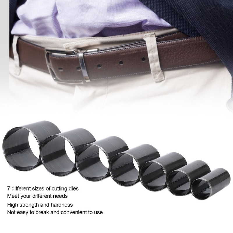 7Pcs Round Leather Punching Tools DIY Leather Hole Punch Tool