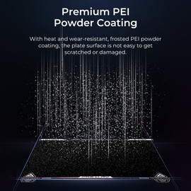 Creality  K1 PEI Build Plate 235x235mm-Without soft magnetic Easy Model Removal Suitale for Ender-3 S1 / Ender-3 S1 Pro   / Ender-5 S1 / K1 / Ender-3 V3 SE and Compatible with FDM 3D Printers with A Platform Size of 235x235mm