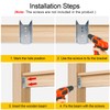 LukLoy 20 Pack 2x4 Brackets for Wood Rail, Fence Brackets