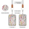 YETTASBIN Easter Flower Eggs ID Badge Holder with Removable Lanyard,
